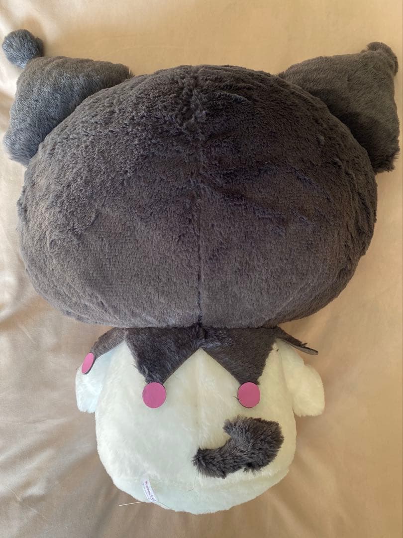 ビッグKuromi マイメロディ ぬいぐるみ スカル帽子 50cm