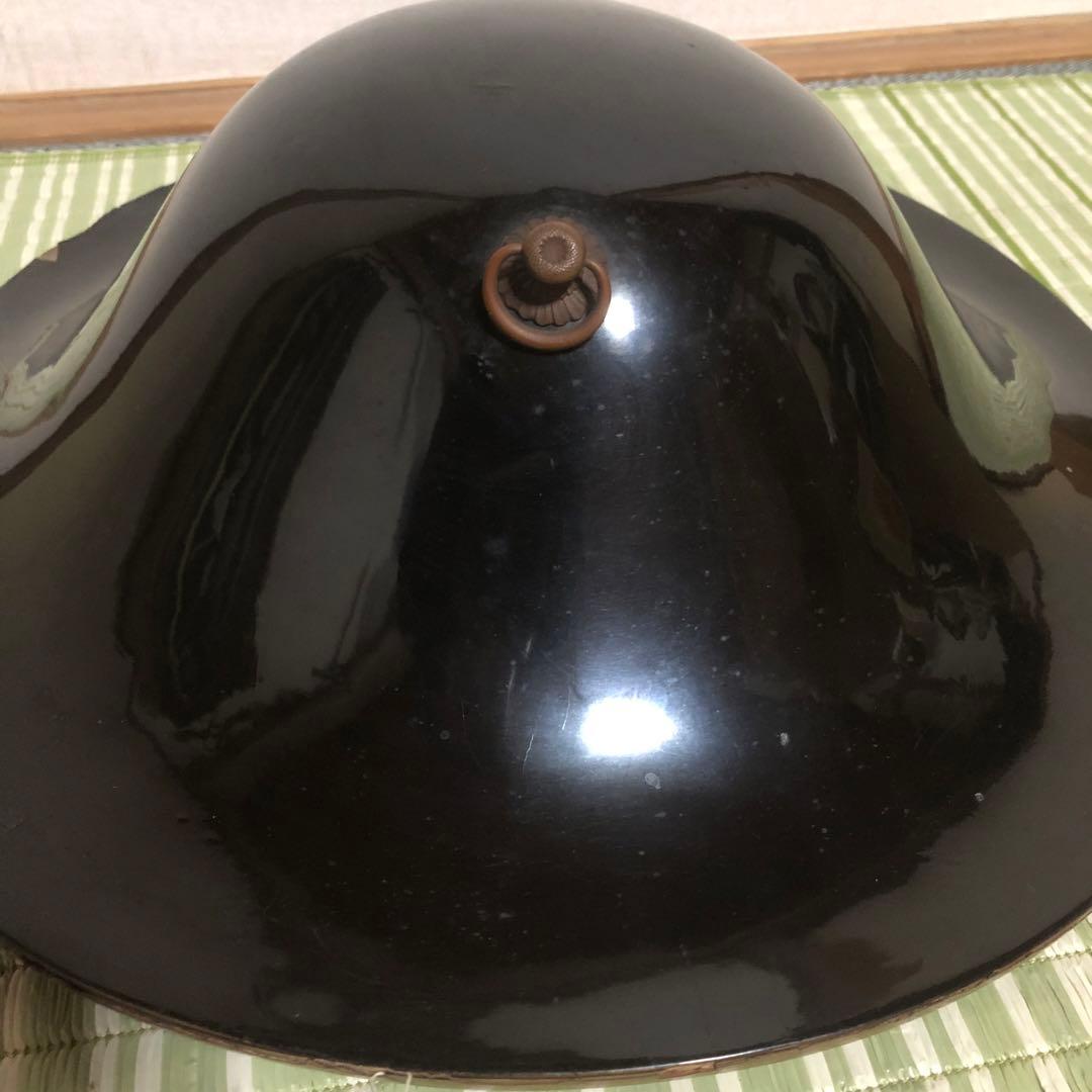 かず様用　陣笠　サムライ　武具　帽子　戦国　家紋　工芸品　骨董品