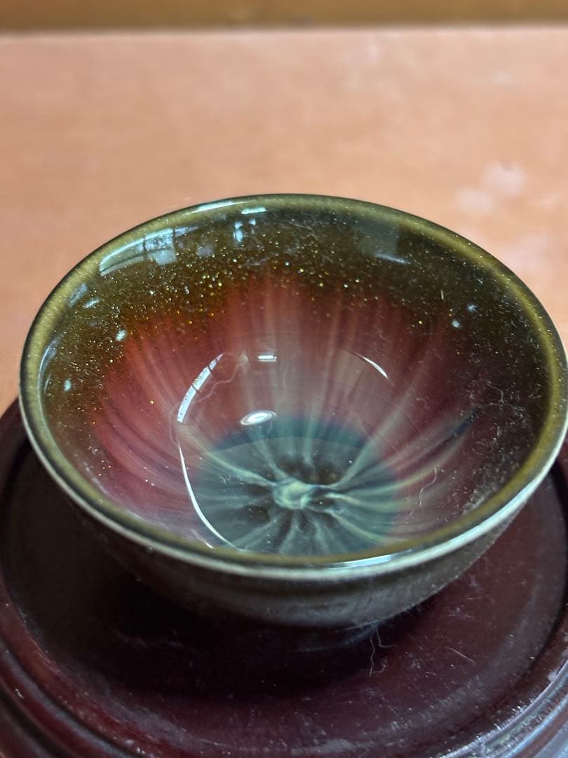 中国福来金運沈純金釉茶器揃　年間限定注門品