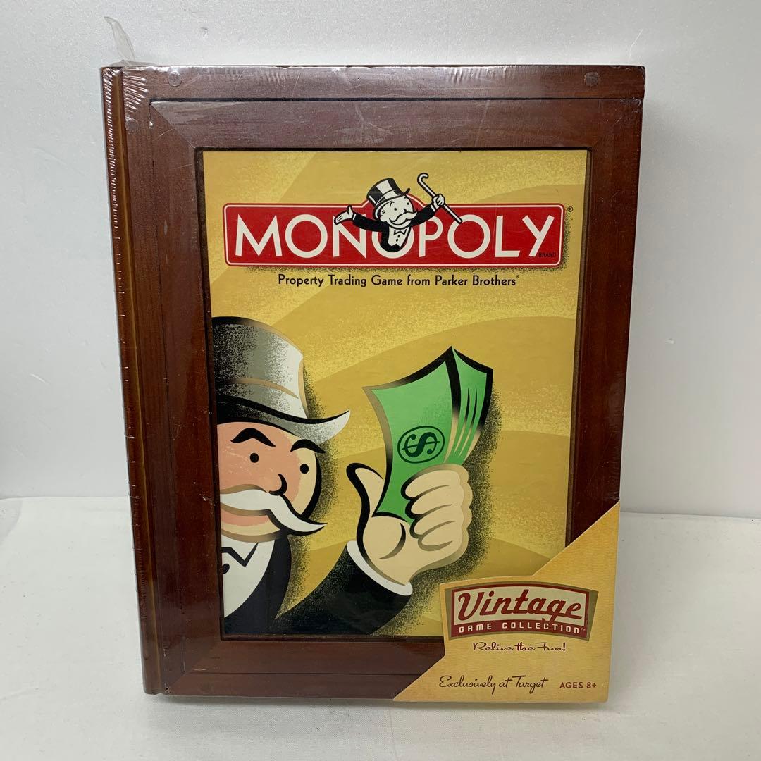 希少　モノポリー　米国版　ボードゲーム　木箱入り　パーカーブラザーズ