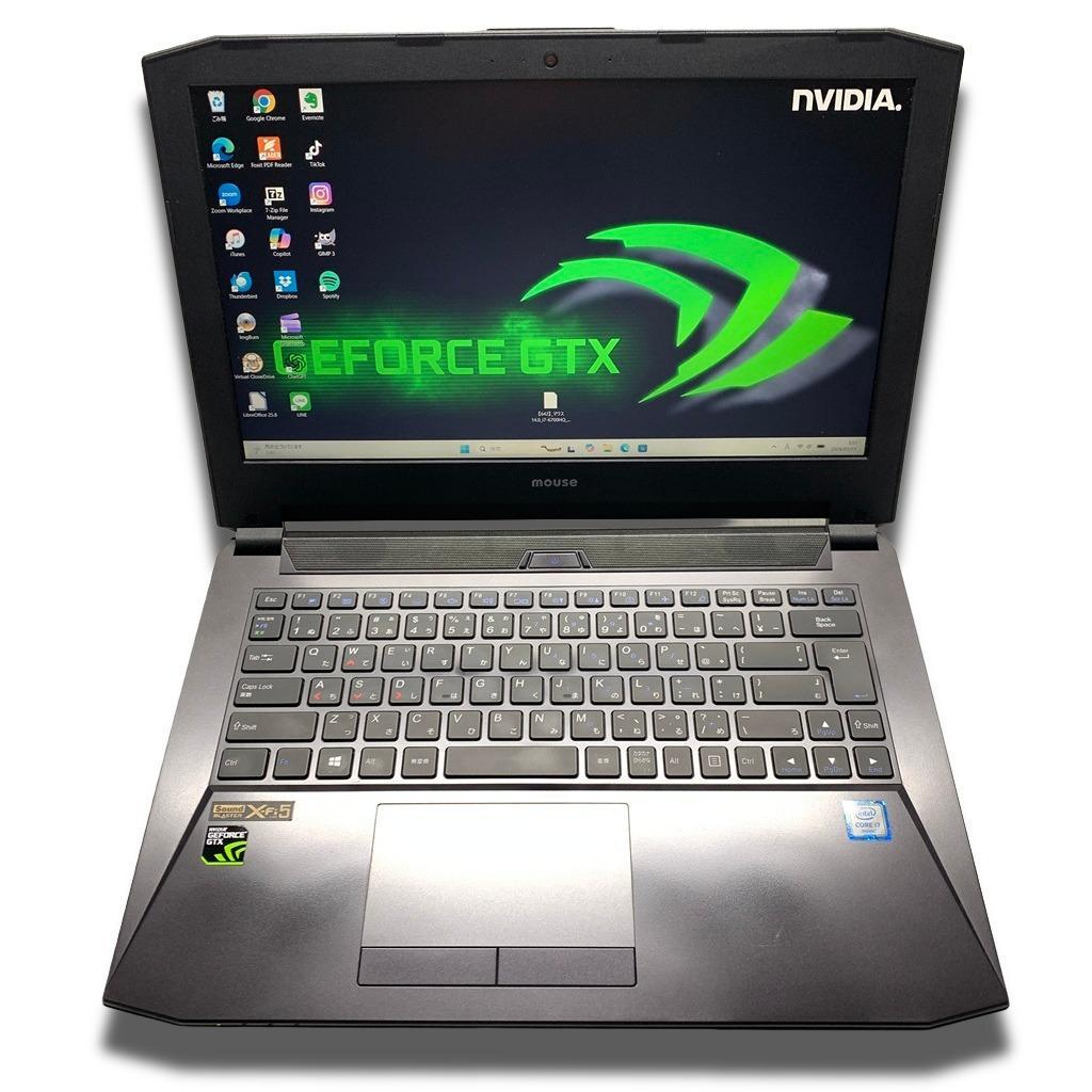 爆速ゲーミングノートPC　i7　GTX GPU　爆速大容量ストレージ1128GB