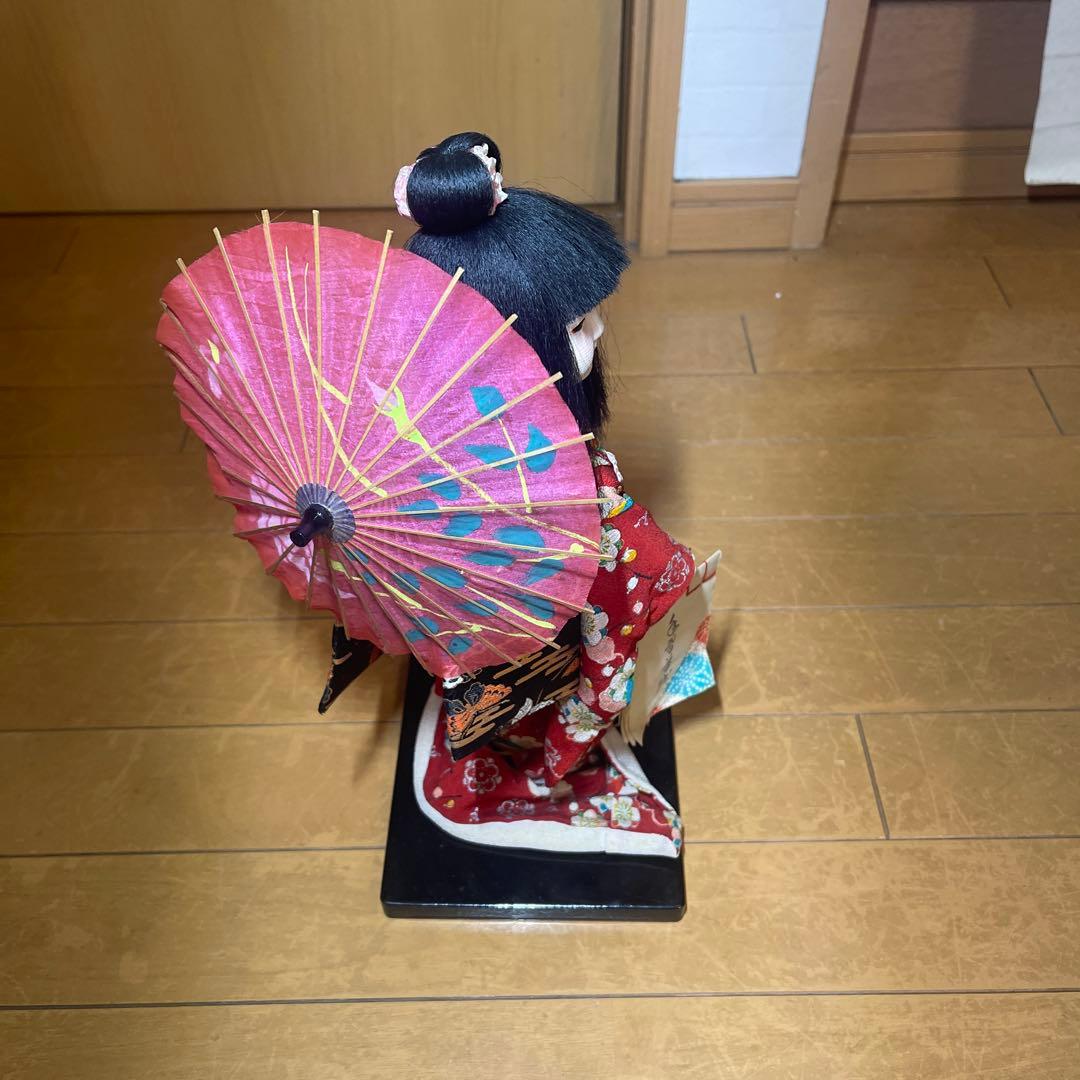 市松人形 玉善作 陶板 昭和レトロ