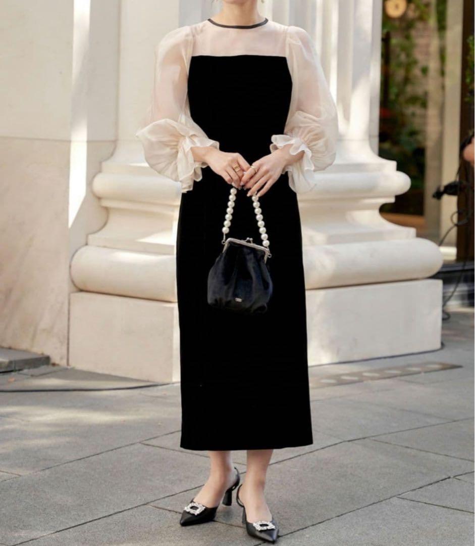 Chico オケージョンドレス　結婚式　パーティ　ブラック