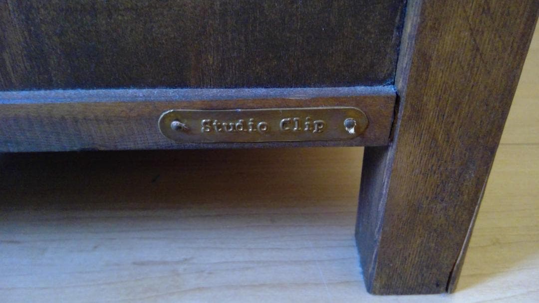 専用スタジオクリップ　studio　clip　棚　ウッドシェルフ　アンティーク