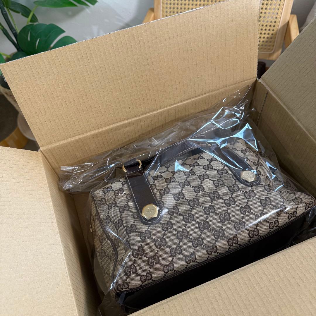 【早い者勝ち】GUCCI GGパターン ハンドバッグ