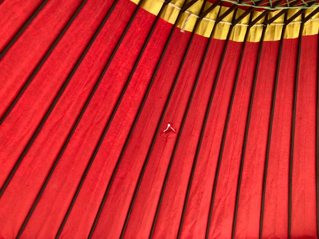 茶道具　野点傘　専用収納袋入り