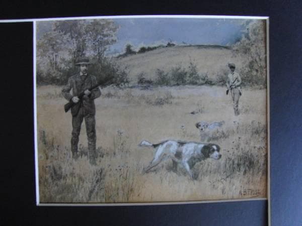 A・B・フロスト、「QUAIL SHOOTING」、海外版超希少レゾネ