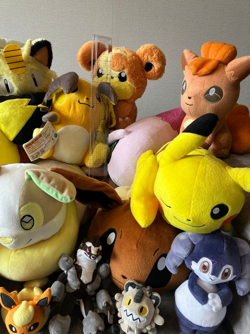 ポケモンぬいぐるみセット　17点　大きめ多い　ピカピカボックス