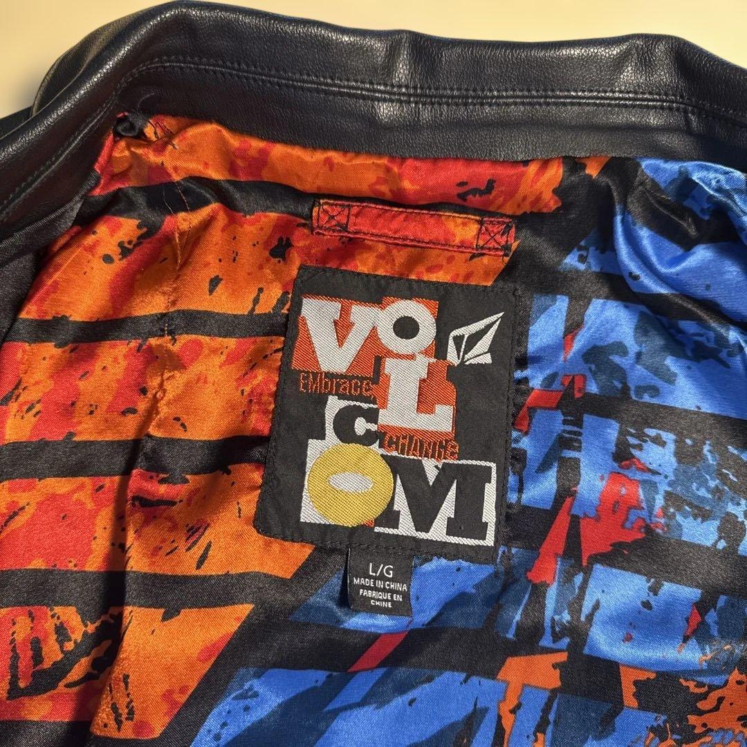 VOLCOM シングル ライダース ジャケット L ボルコム