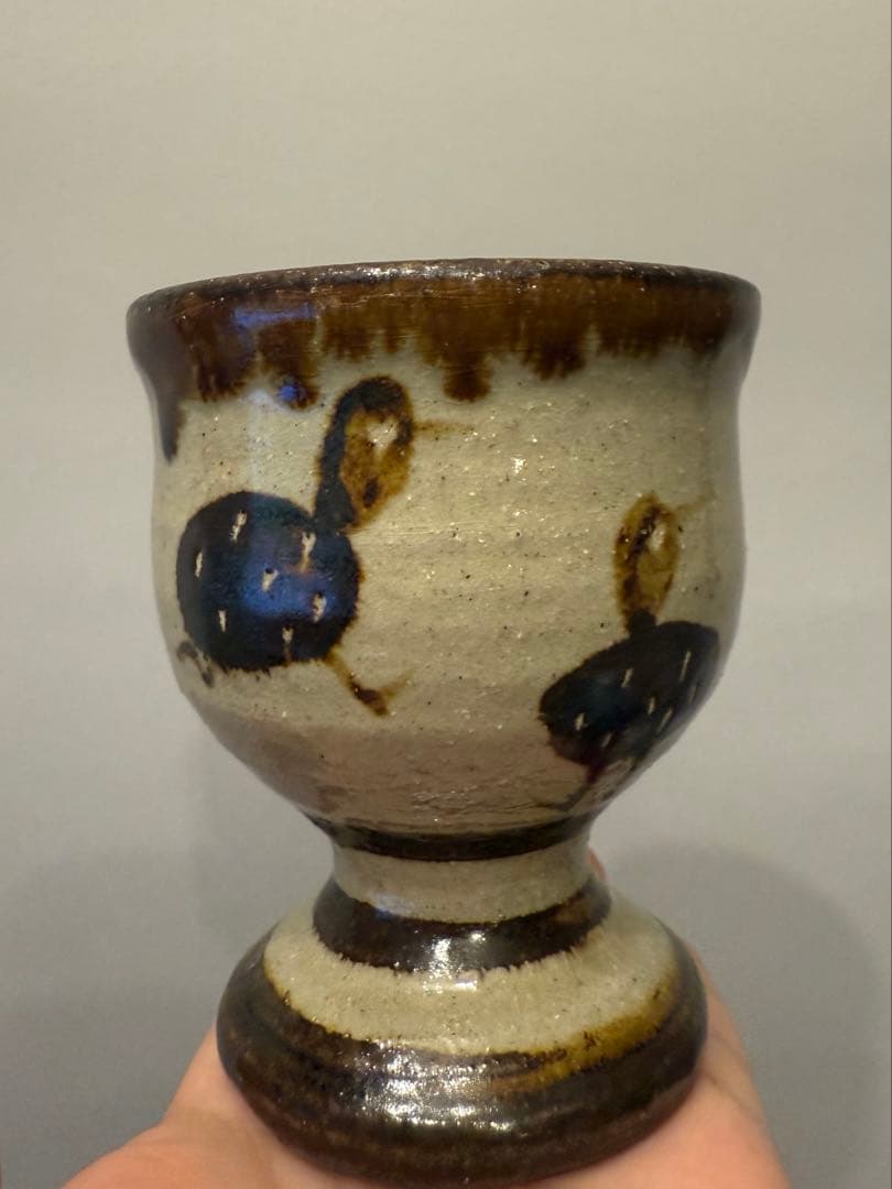 工房十鶴　ヤンバルクイナのゴブレット　やちむん