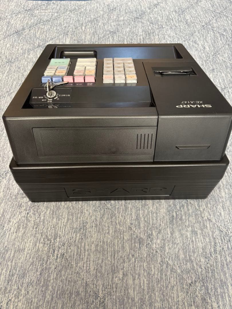 美品　SHARP XE-A147 ブラック レジスター