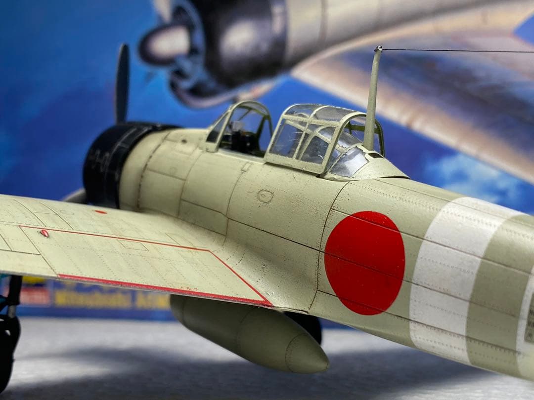 完成品　零式艦上戦闘機21型 空母　瑞鶴所属撃墜王　岩本徹三　零戦