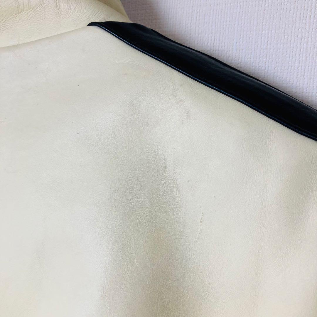 リューグーレザー 2ライン シングル ライダースジャケット