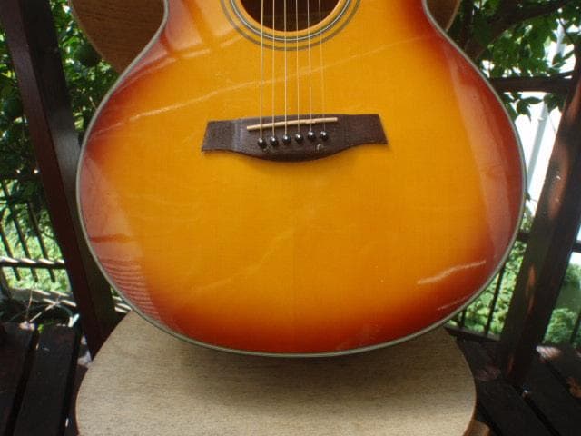 Ibanez AEJ7E-HS エレアコ ブリッジ補修ありますが良く鳴ります