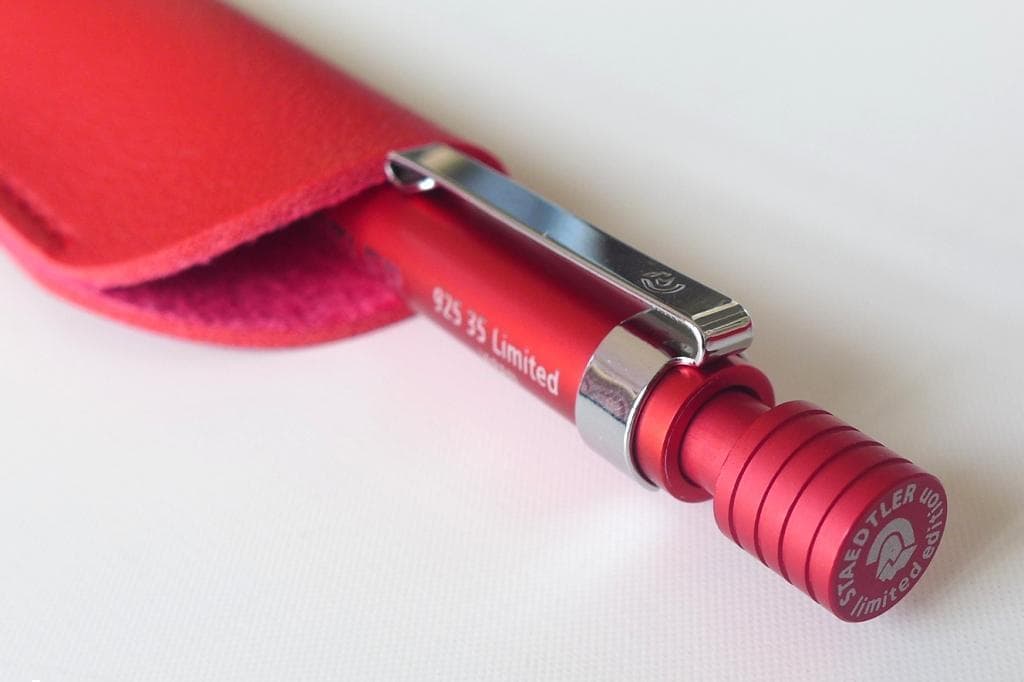 【中国限定 稀少】ステッドラー 925 35 シャープペン チャイナレッド