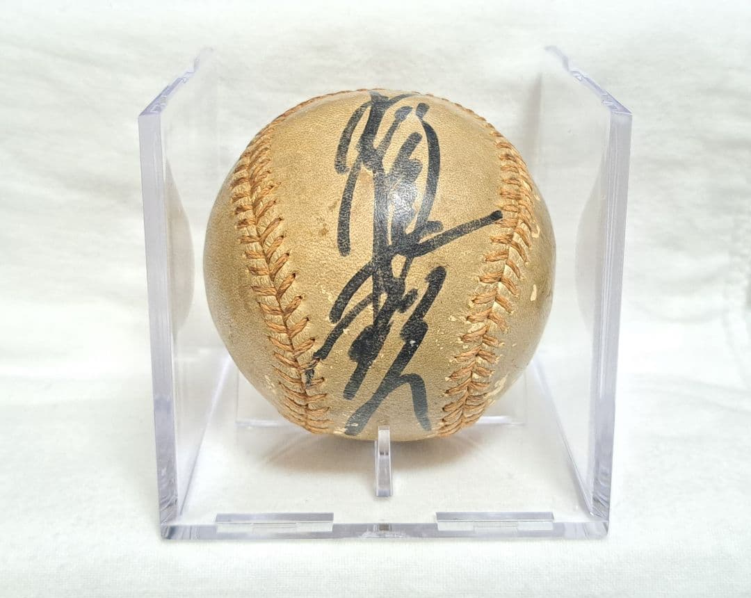 【貴重・レア】西鉄ライオンズ 稲尾和久 直筆サインボール(現役時代)