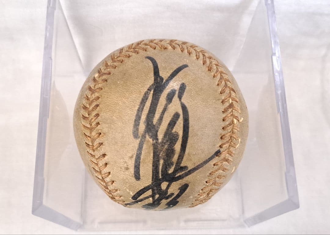 【貴重・レア】西鉄ライオンズ 稲尾和久 直筆サインボール(現役時代)