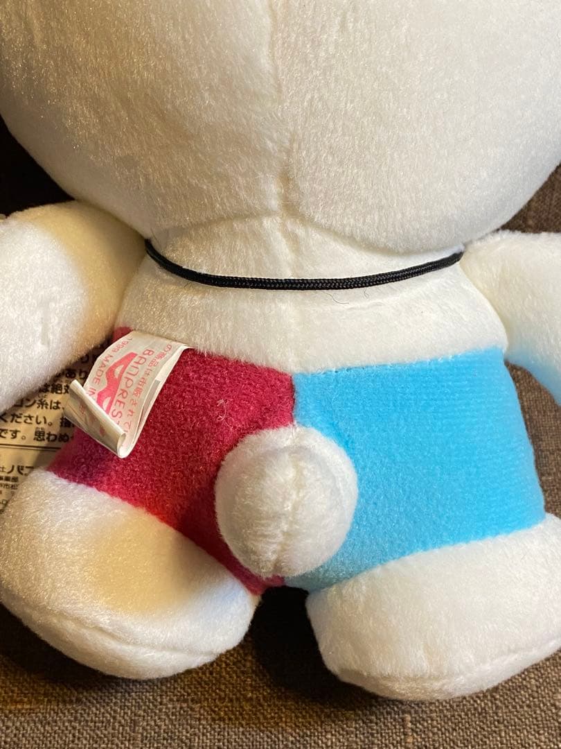 ポールのミラクル大作戦 パックン ぬいぐるみ レトロ 19㎝ 1999年タツノコ