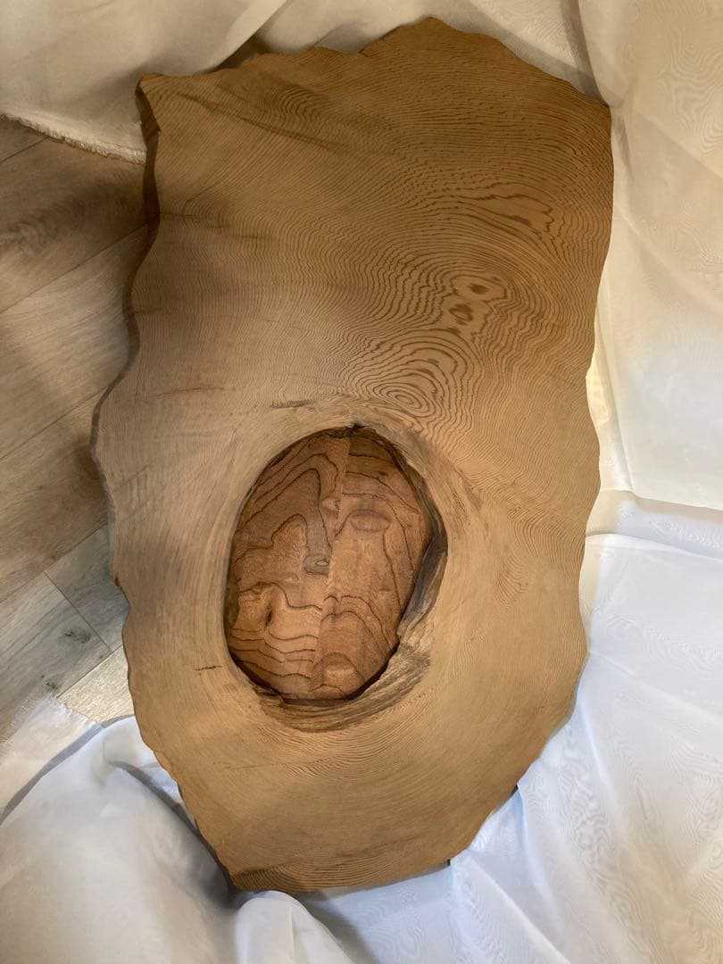 神代杉　飾り台　無垢