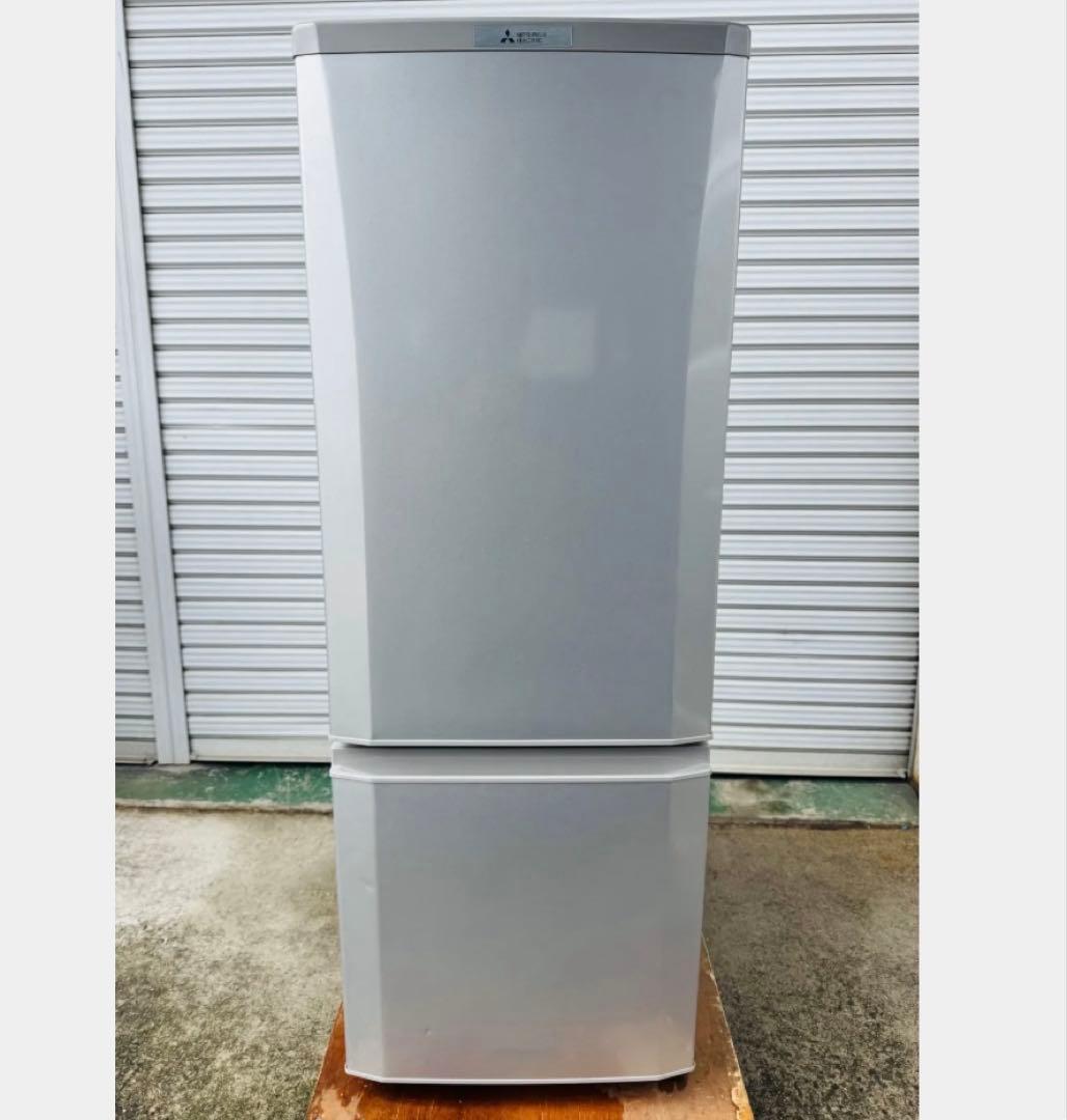 10h18. 三菱 ノンフロン冷凍冷蔵庫 MR-P17Z-S形 168L