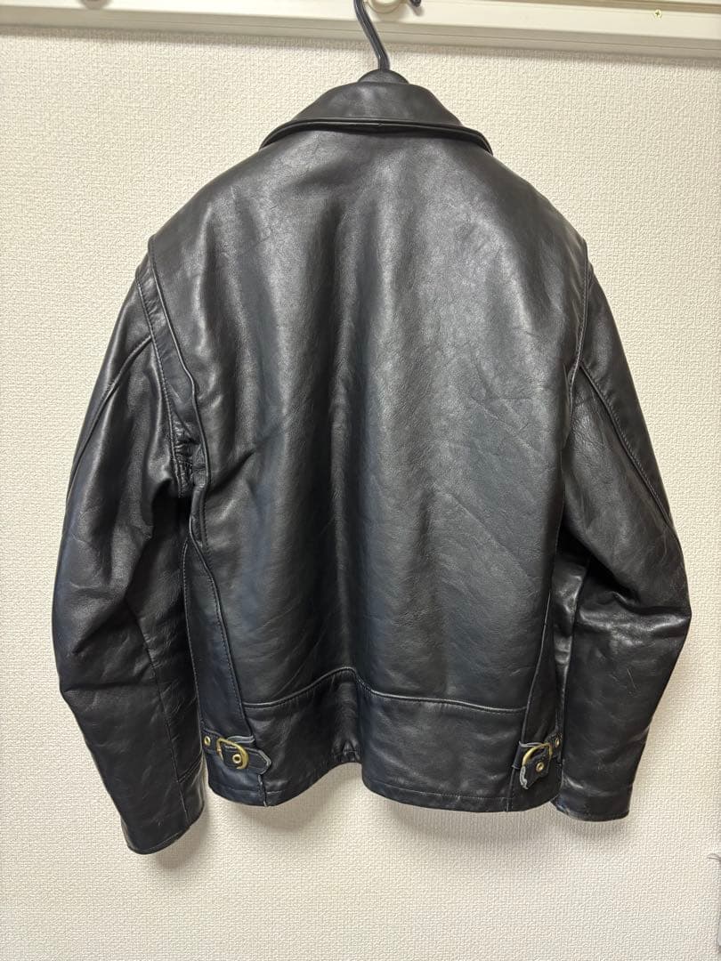 (azuki)Schott ブラック レザージャケット 40ボアライナー