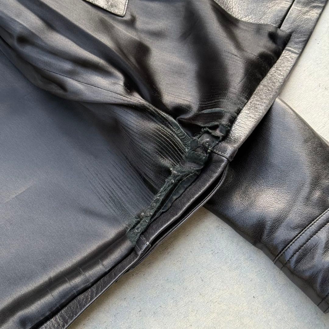 【サイズ2】90s agnès b special leather jacket