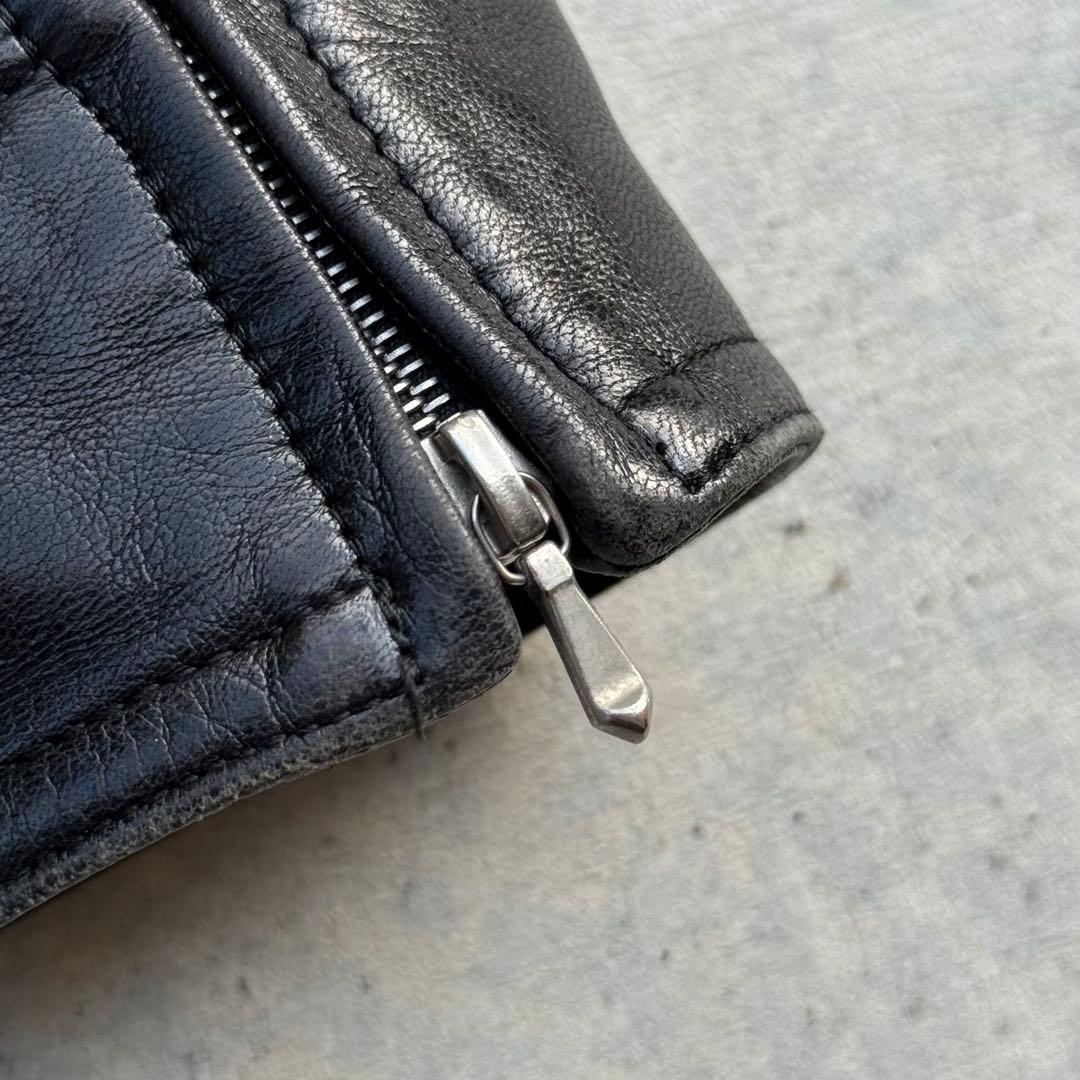 【サイズ2】90s agnès b special leather jacket