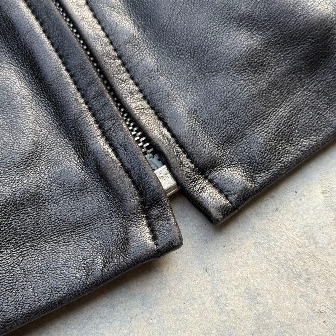 【サイズ2】90s agnès b special leather jacket