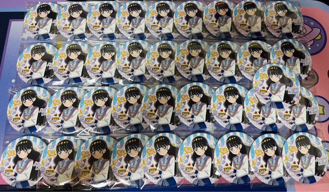 Loppi ローソン　プリキュア　缶バッジ　あまね