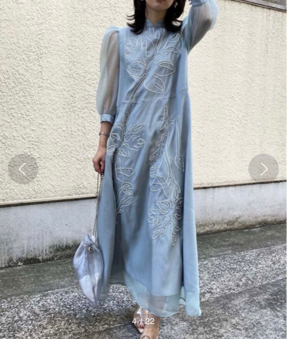 美品♡Ameri Medi Forest Embroidery Dress