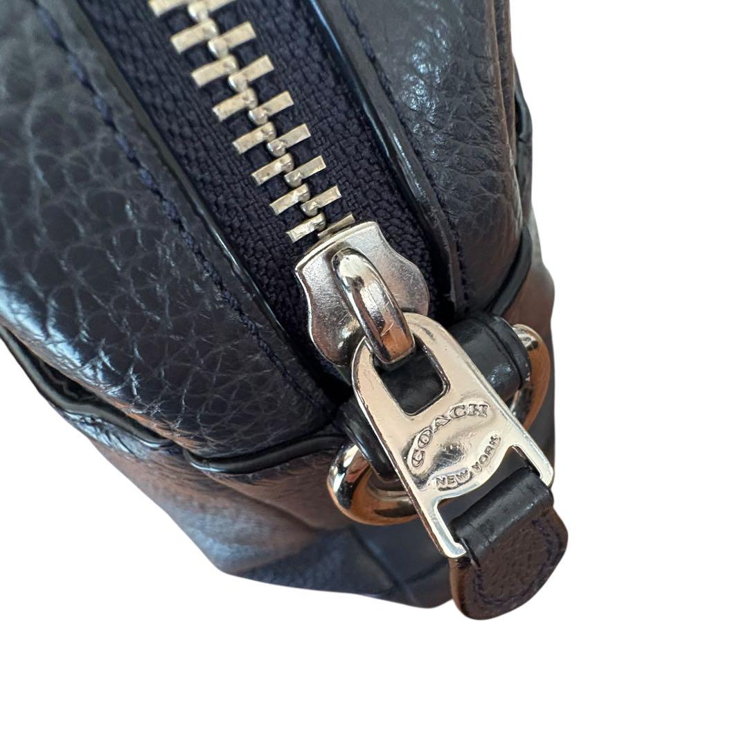 極美品✨COACH シボ革 ビジネスバッグ レザー A4可 ブラック