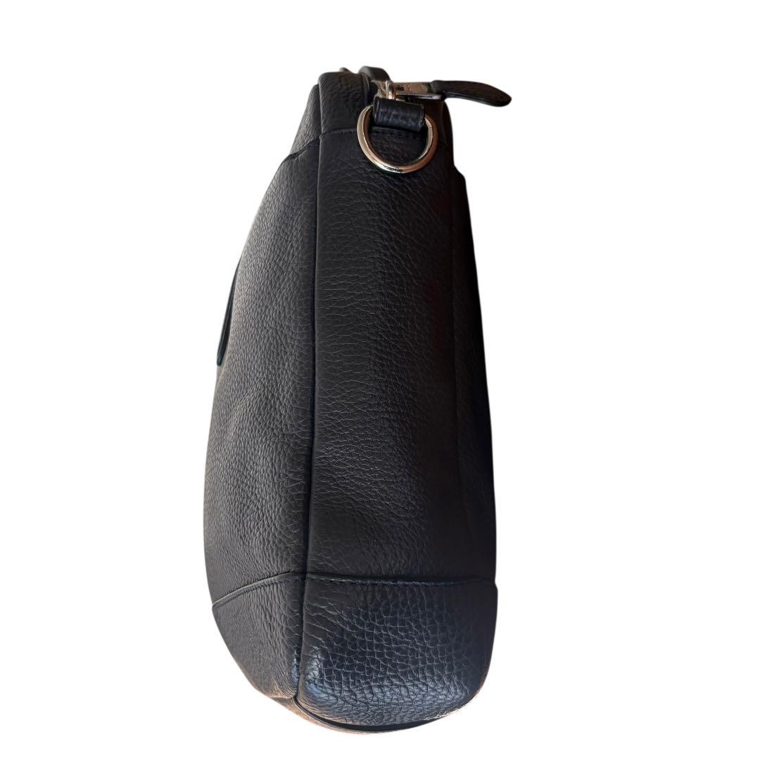 極美品✨COACH シボ革 ビジネスバッグ レザー A4可 ブラック