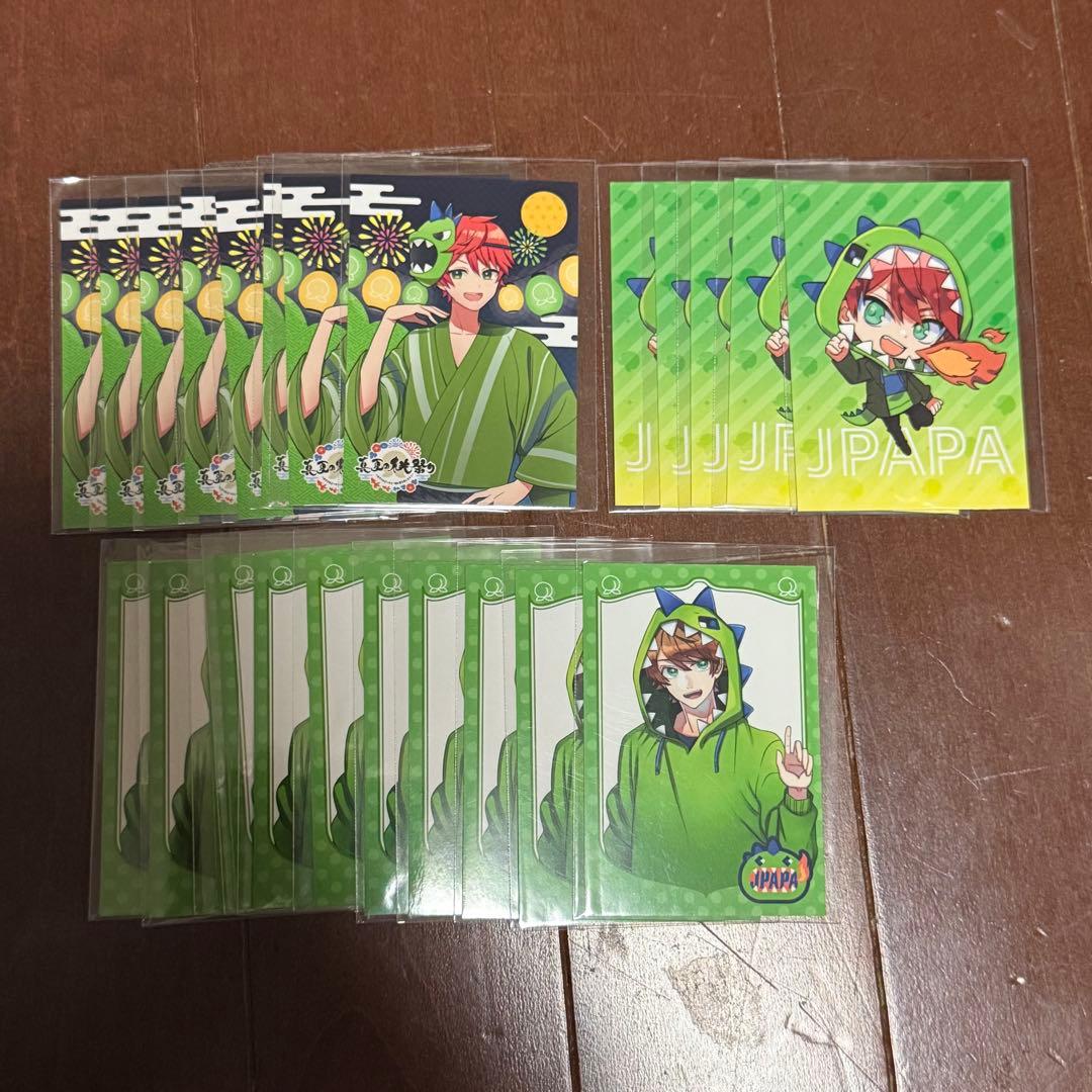 カラフルピーチ　トレーディングカード　銭湯鍵キーホルダー　じゃぱぱ