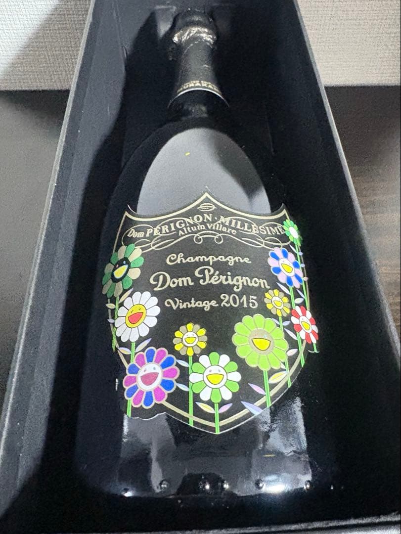 ドン ペリニョン 2015 村上隆 エディションシャンパン箱、限定ギフトバック付