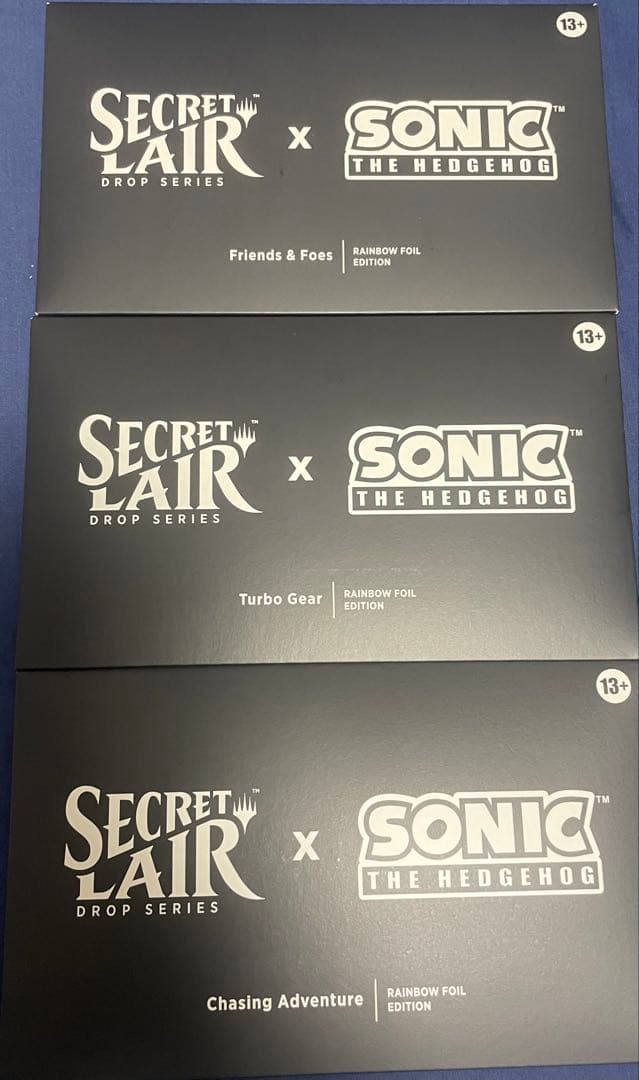 MTG Secret Lair SONIC Foil 英語版 3種セット