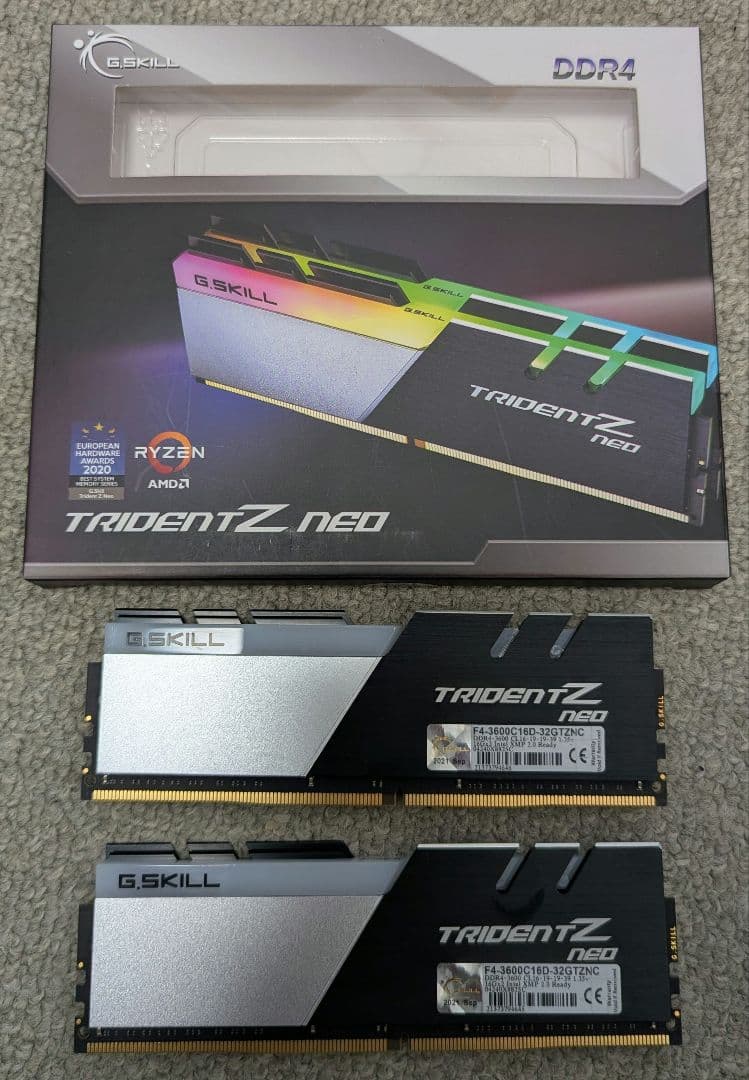 G.SKILL TRIDENT Z NEO DDR4 4枚セット