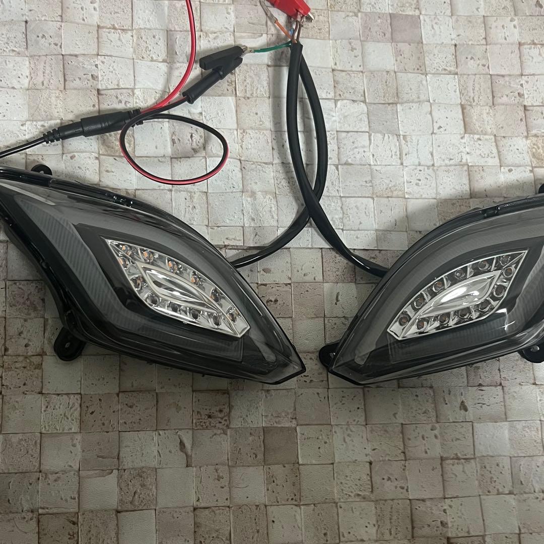 【レア】シグナス3型 電装堂ウィンカー ブルー ドラゴンアイ