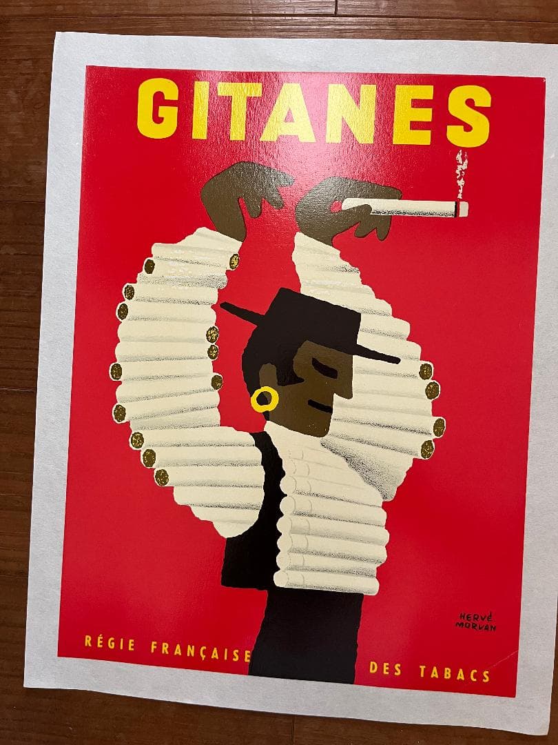 Gitanes by Hervé Morvan 1960s H.モルヴァン,リト