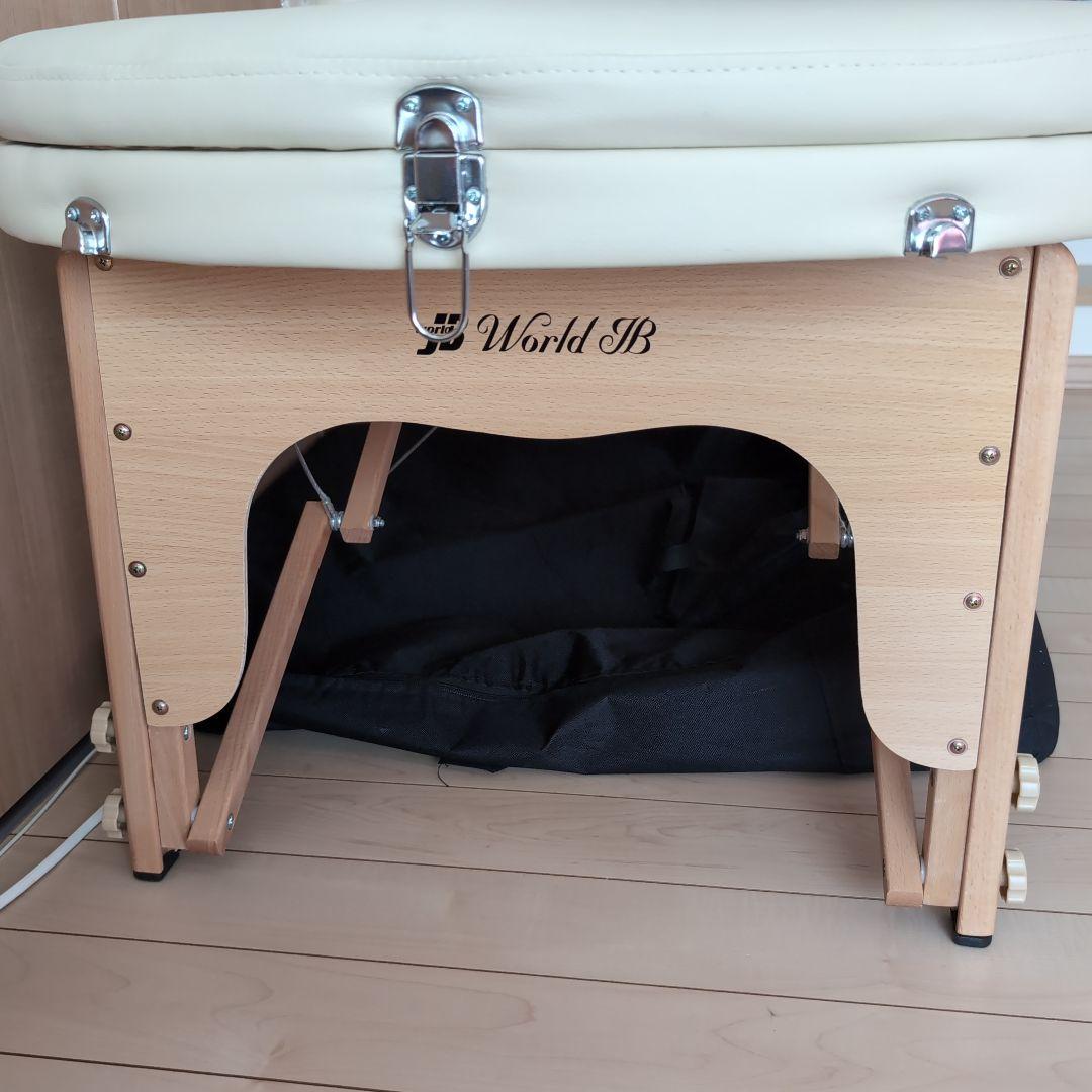 専用木製 折りたたみ式リクライニングマッサージベッド