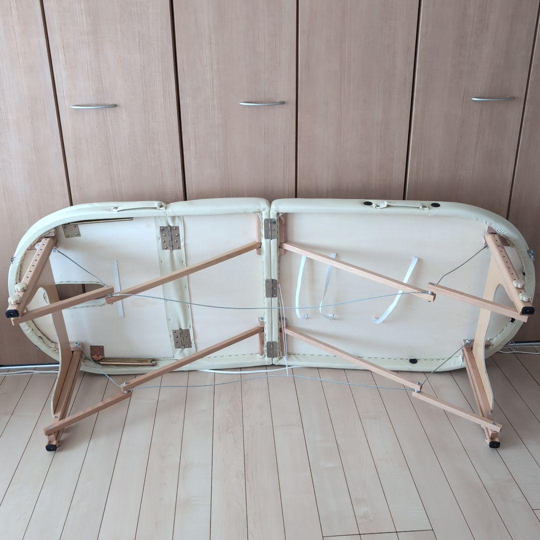 専用木製 折りたたみ式リクライニングマッサージベッド