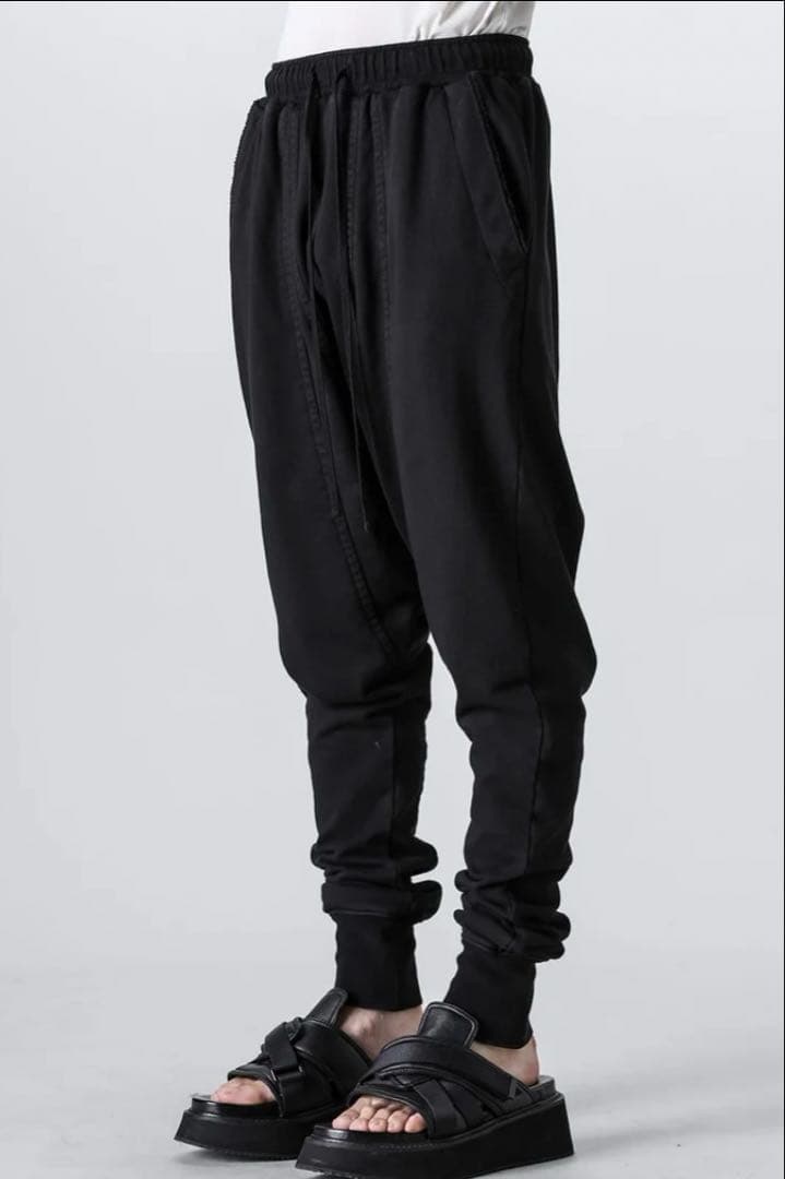 値下げ！超美品！！ユリウス24PREFWコットンスウェットシームドサルエルパンツ