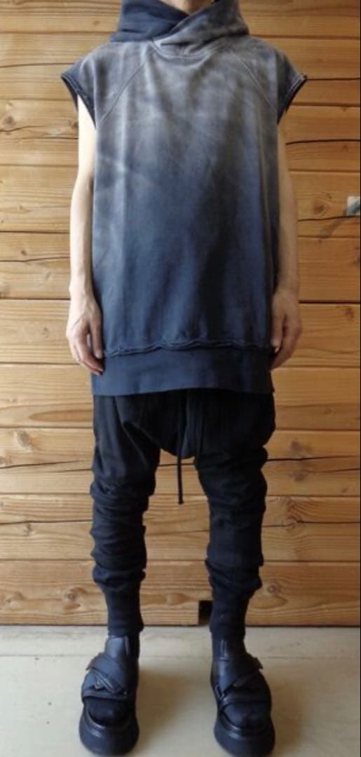 値下げ！超美品！！ユリウス24PREFWコットンスウェットシームドサルエルパンツ