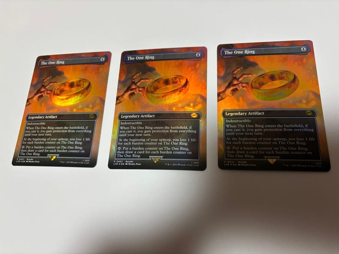 一つの指輪　FOIL 英語