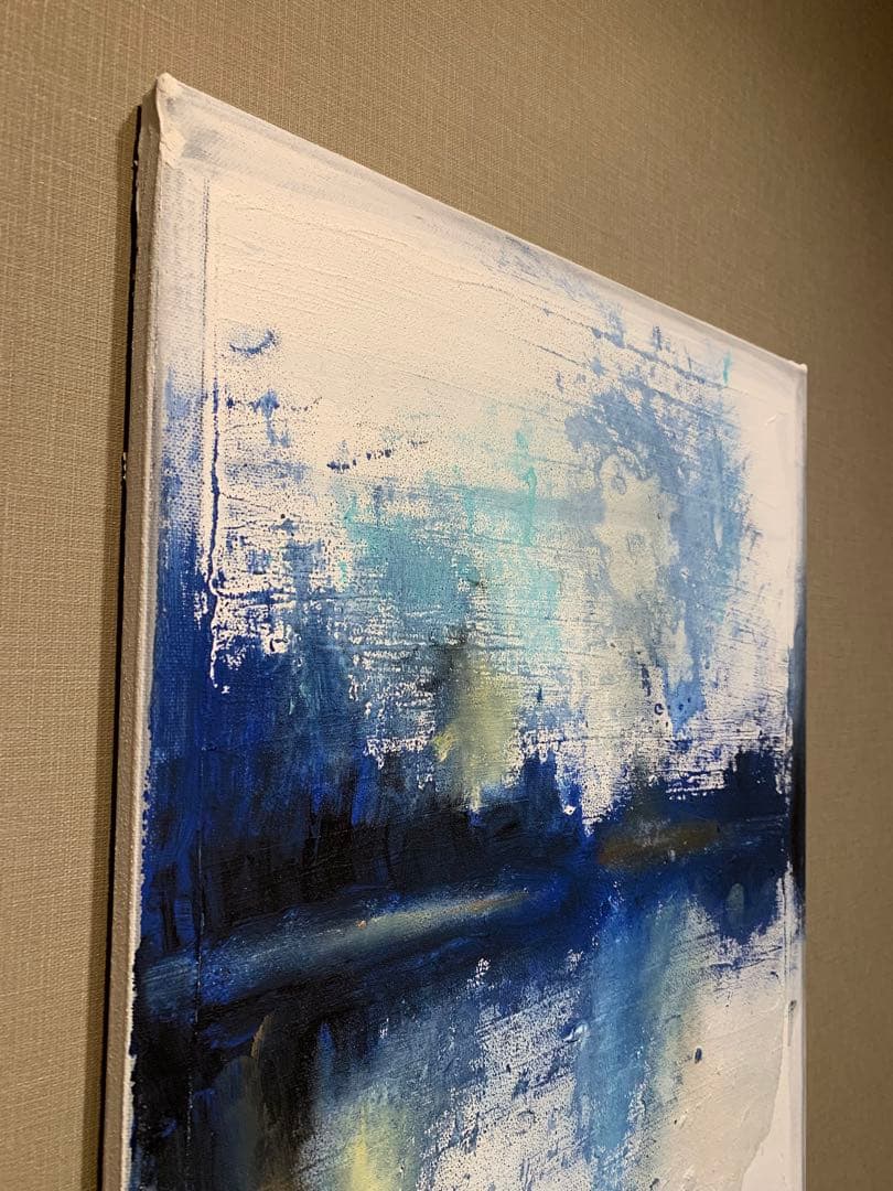 絵画　抽象画　モダンアート　インテリア　50 x 40 cm