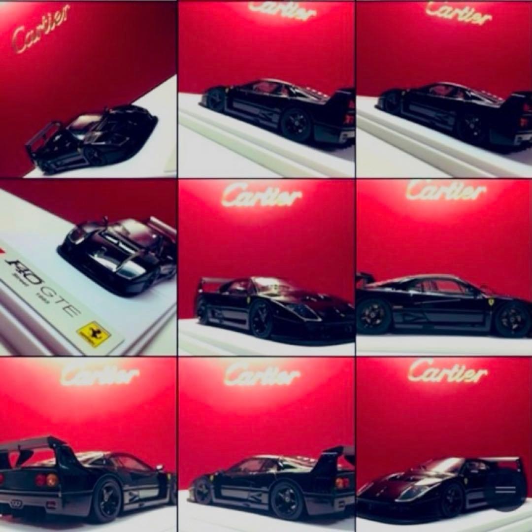 1/43 限定 メイクアップ アイドロン F40 GTE ストリート ブラック