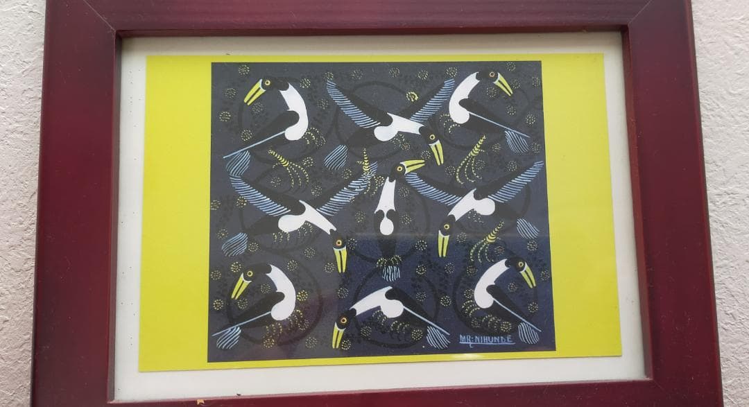 ティンガティンガ ポストカード 板 絵画 6点セット アフリカ ケニア