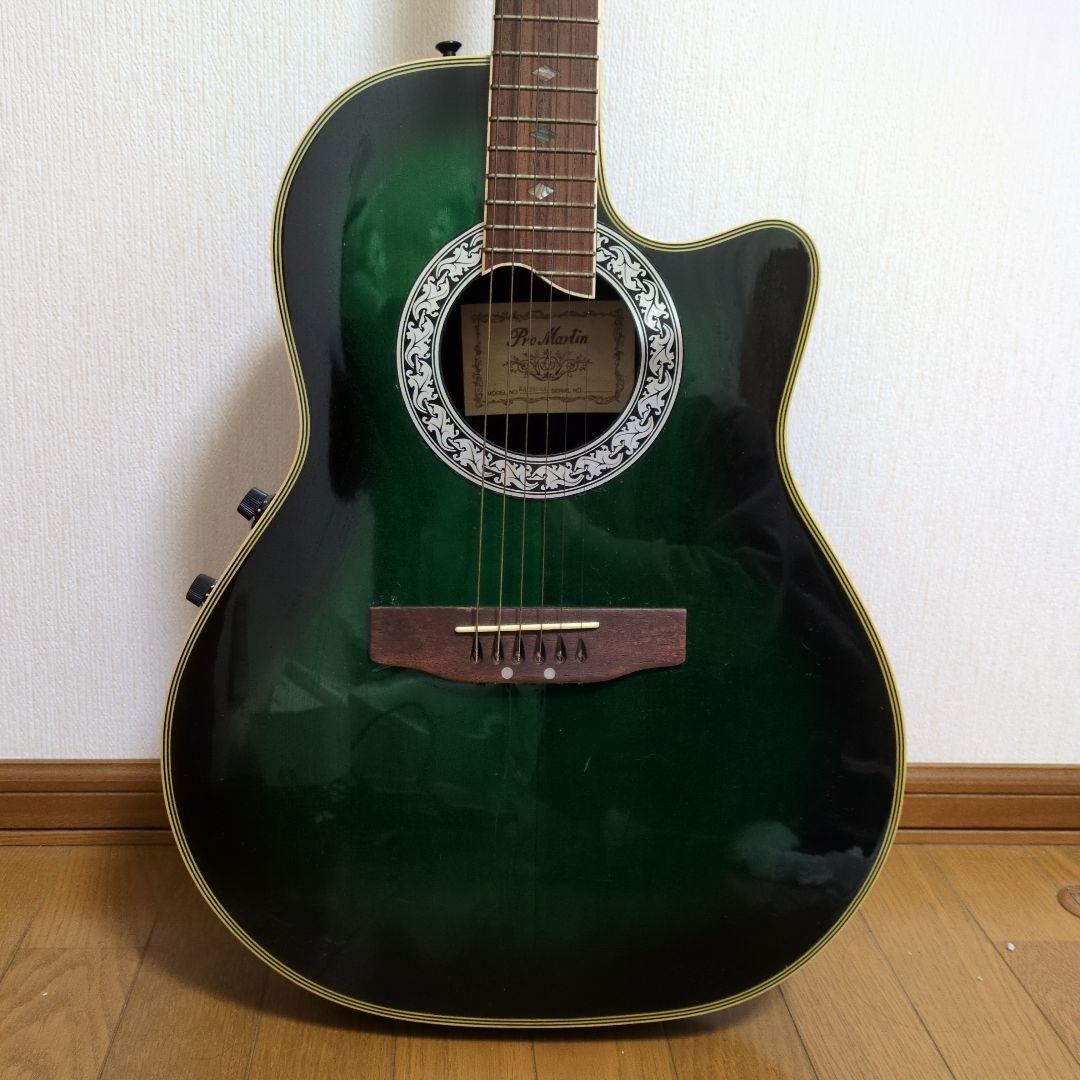 Pro martin ea350grs エレアコ ギター グリーン