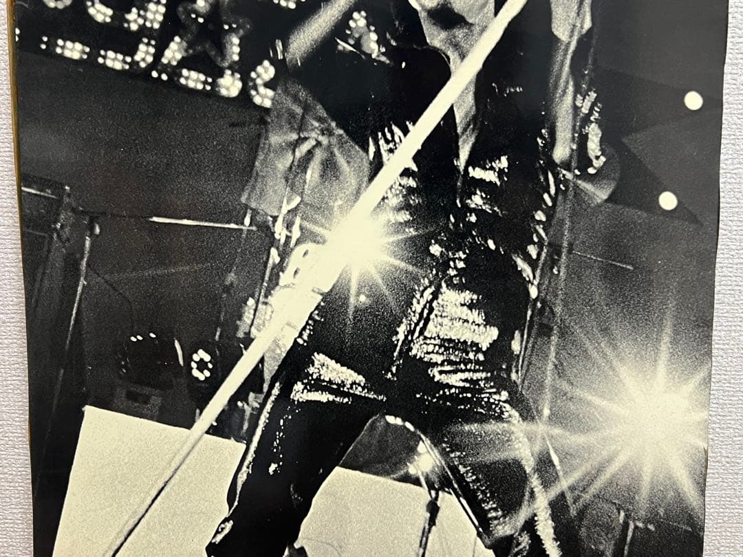 矢沢永吉☆1970年代 当時の希少木製パネル☆