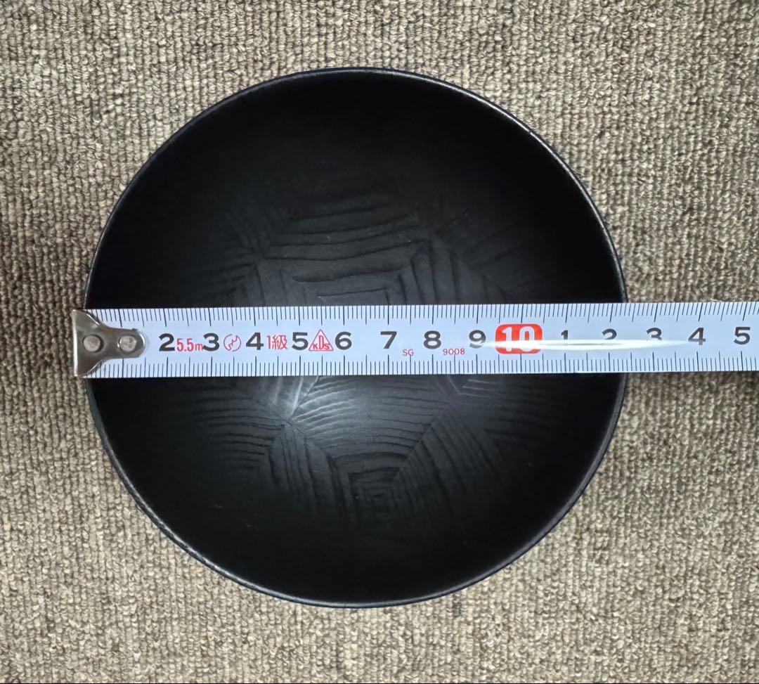 森下綾 椀 幾何学模様 天然木 漆