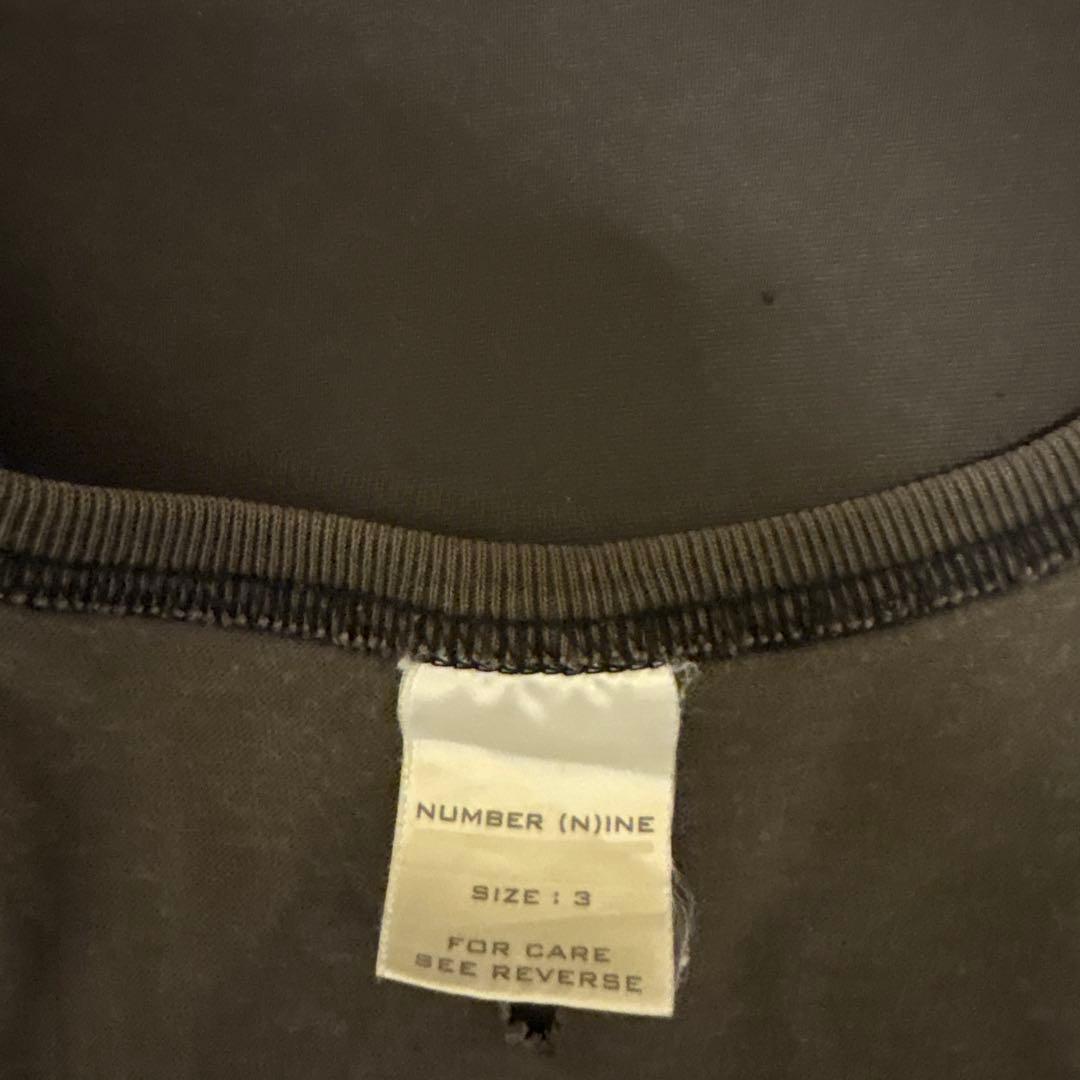 NUMBER (N)INE アーマーデザインタンクトップ サイズ3